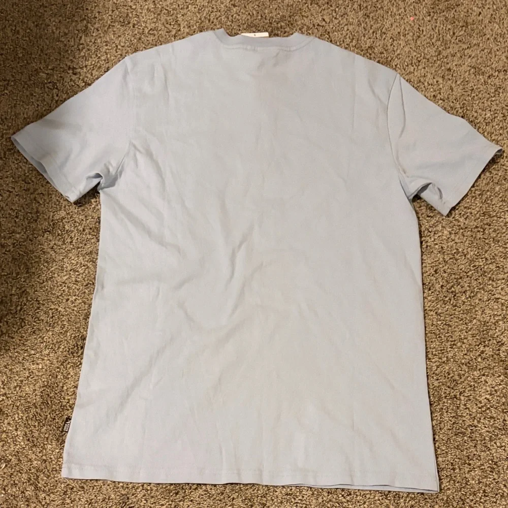 Eddie Bauer Light Blue Short Sleeve Henley Tee